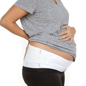 Motif Meidcal Pregnancy Support Band in White, Size L​​​​​​​​​